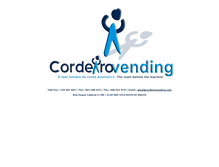 Tablet Screenshot of cordeirovending.com